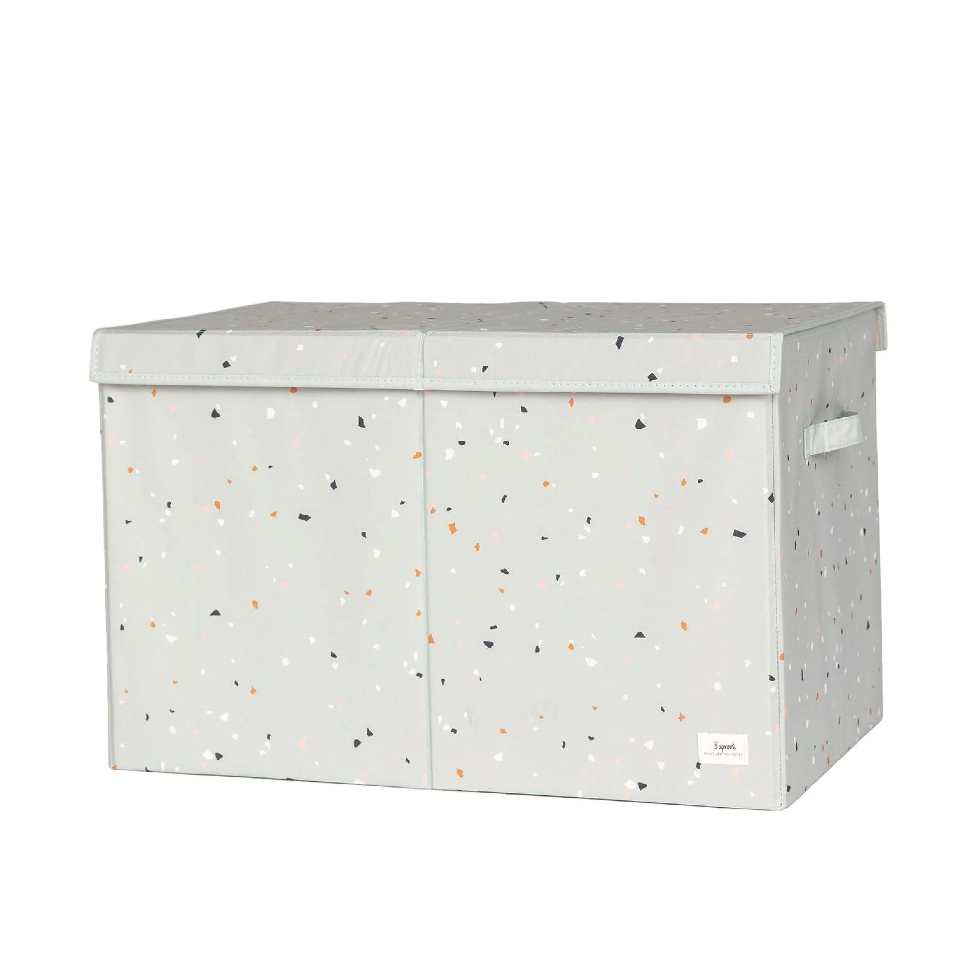 3 Sprouts Terrazzo Green Recycled Fabric Folding Storage Chest 加拿大再生布料水磨石綠色折疊儲物箱