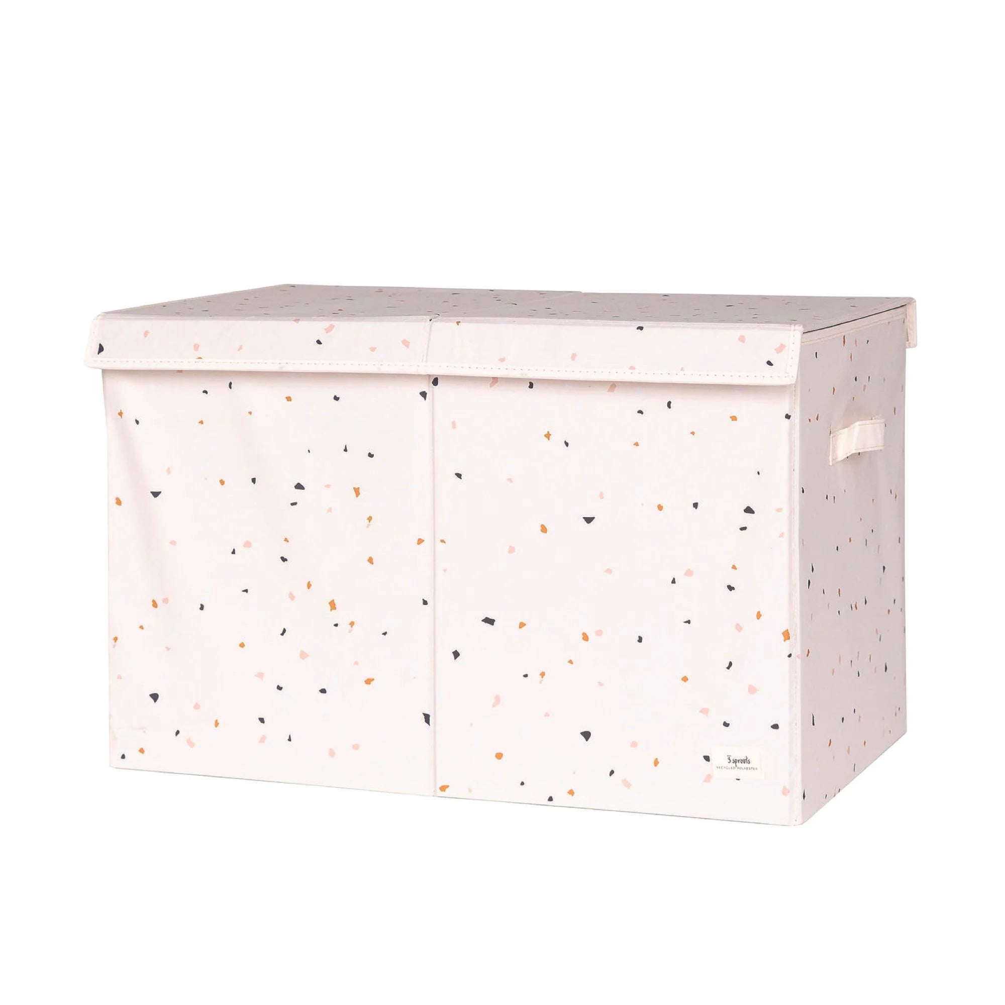 3 Sprouts Terrazzo Cream Recycled Fabric Folding Storage Chest 加拿大再生布料水磨石奶油色折疊儲物箱