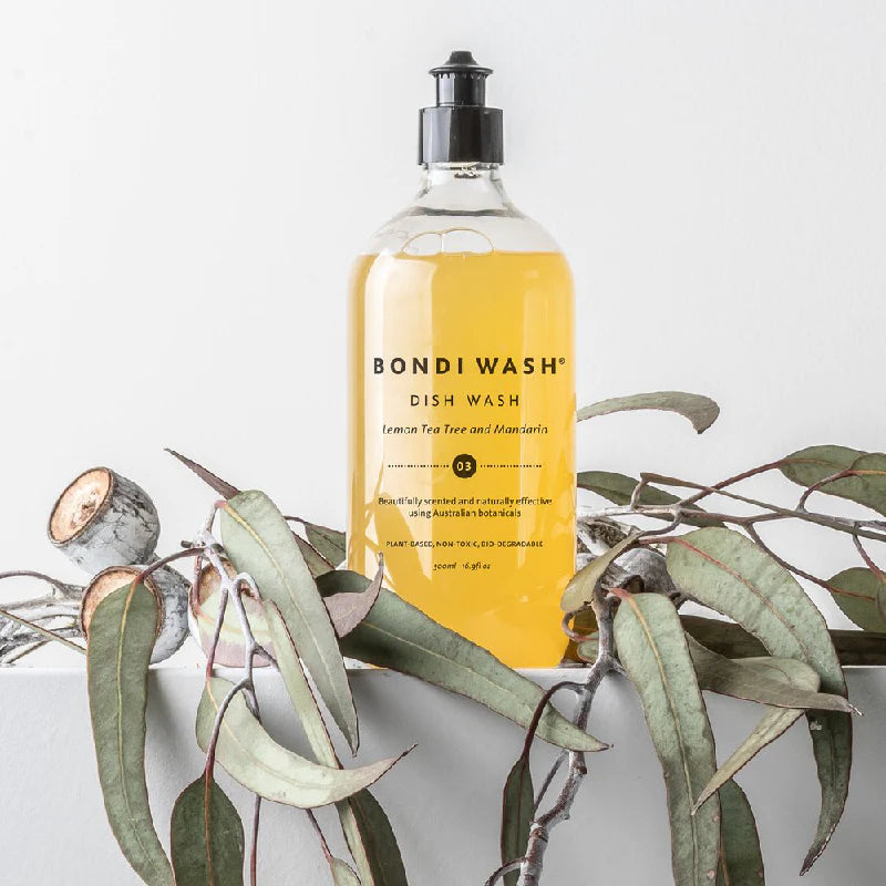 Bondi Wash Dish Wash Lemon Tea Tree & Mandarin 澳洲天然檸檬茶樹柑橘碗盤清潔液 500ml