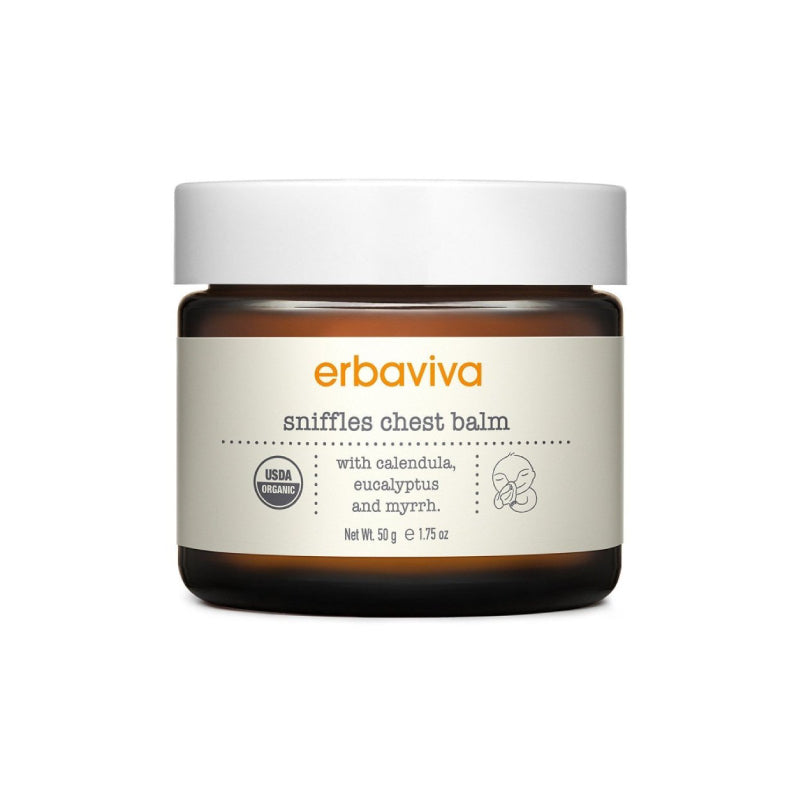 Erbaviva Sniffles Chest Balm 美國有機嬰兒呼吸舒緩膏 50g