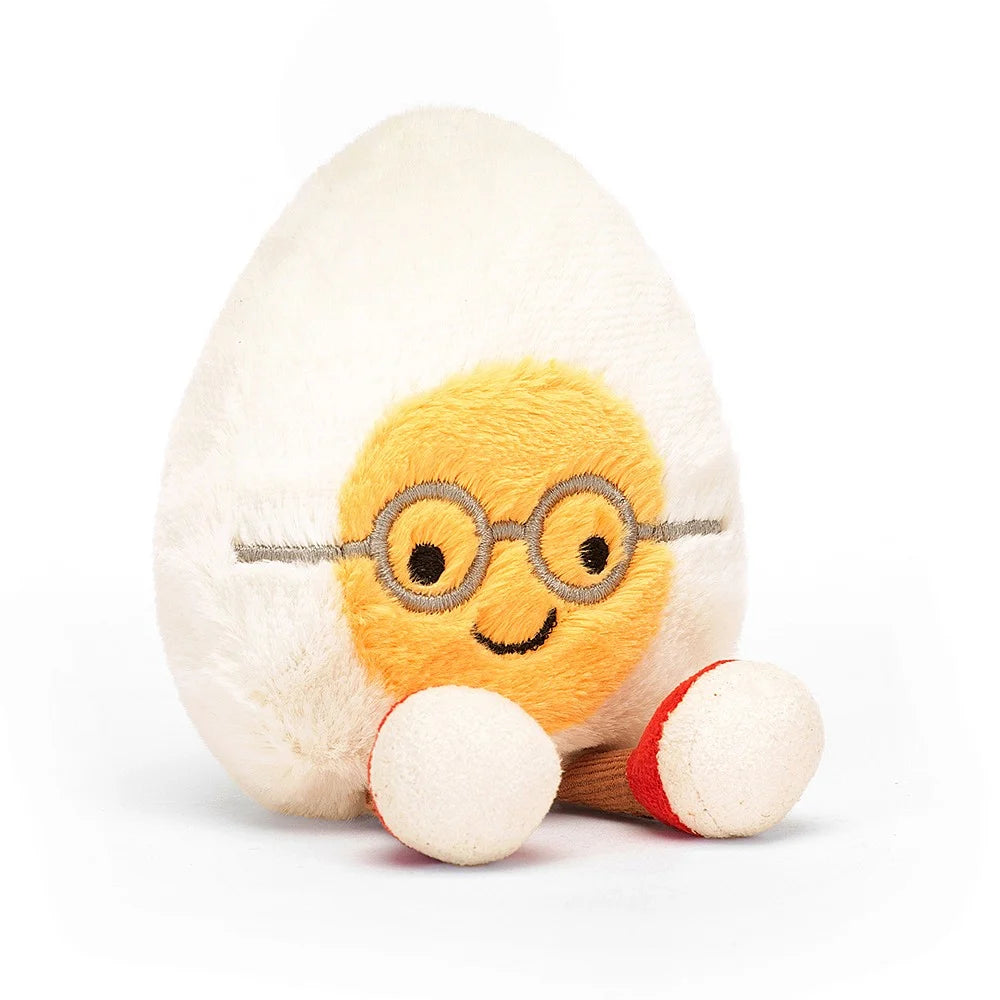 Jellycat Amuseable Boiled Egg Geek 微笑悶蛋寶寶 14cm