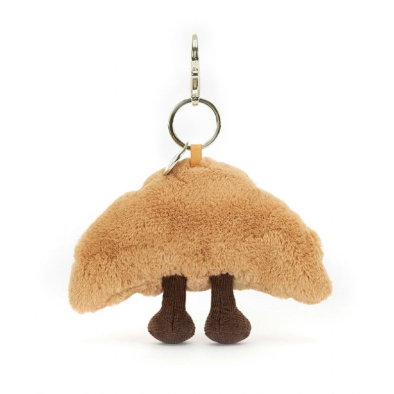 Jellycat Amuseable Croissant Bag Charm 微笑牛角包吊飾 16cm