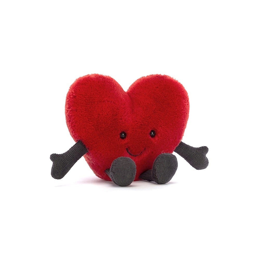 Jellycat Amuseable Red Heart 微笑心心寶寶13cm