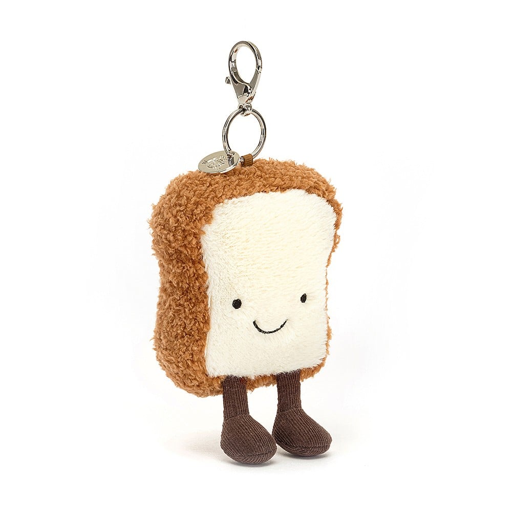 Jellycat Amuseable Toast Bag Charm 微笑吐司吊飾 19cm