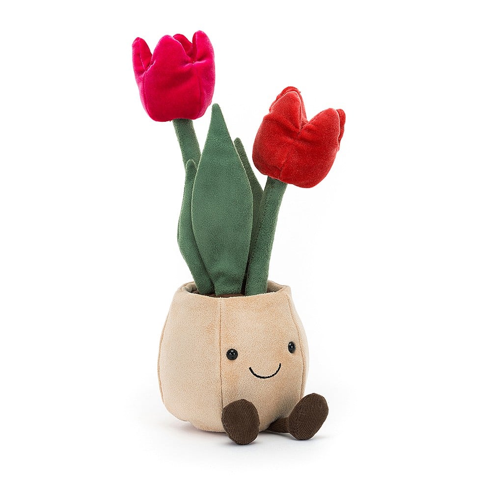 Jellycat Amuseable Tulip Pot 微笑鬱金香寶寶 30cm