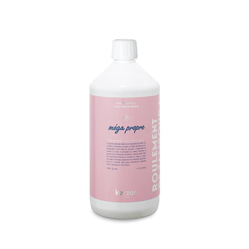 Kerzon Natural Laundry Soap Mega Propre 法國淡雅玫瑰香氛洗衣液 1000ml