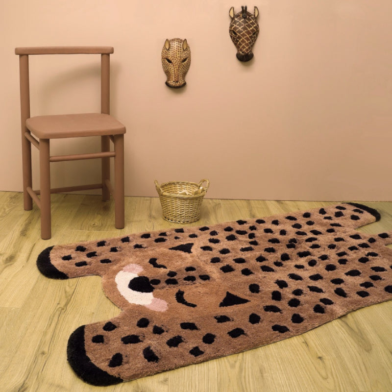 NATTIOT Little Cheetah Rug 法國小獵豹純棉兒童地毯