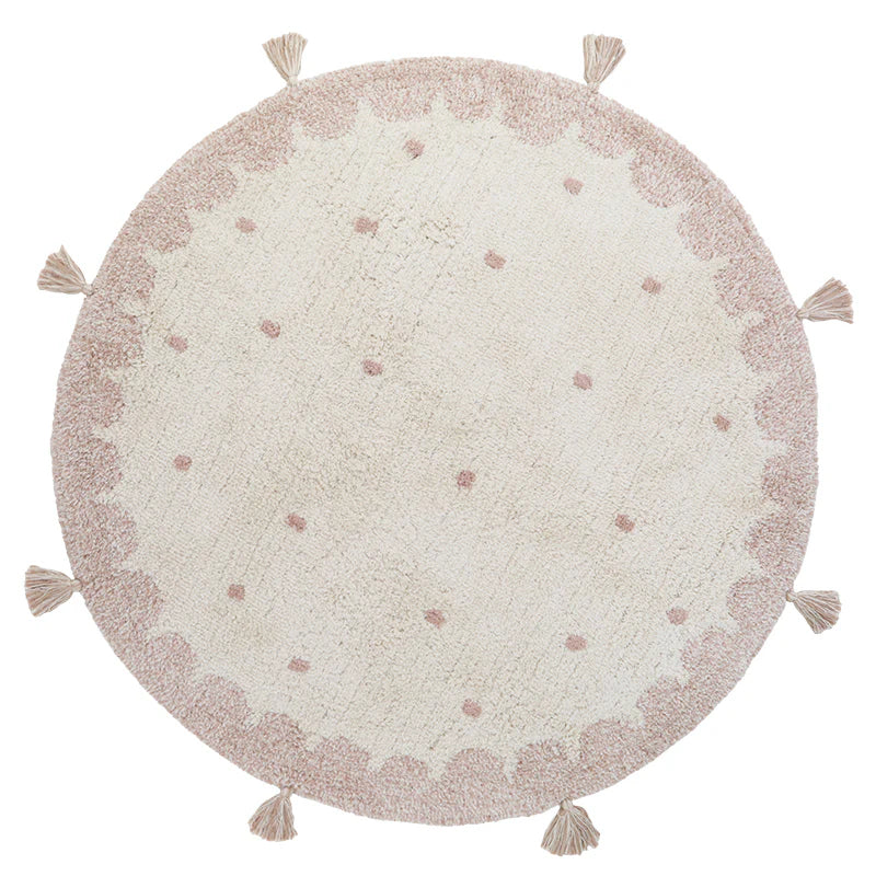 NATTIOT Mallen Round Rug 法國馬倫純棉兒童圓形地毯