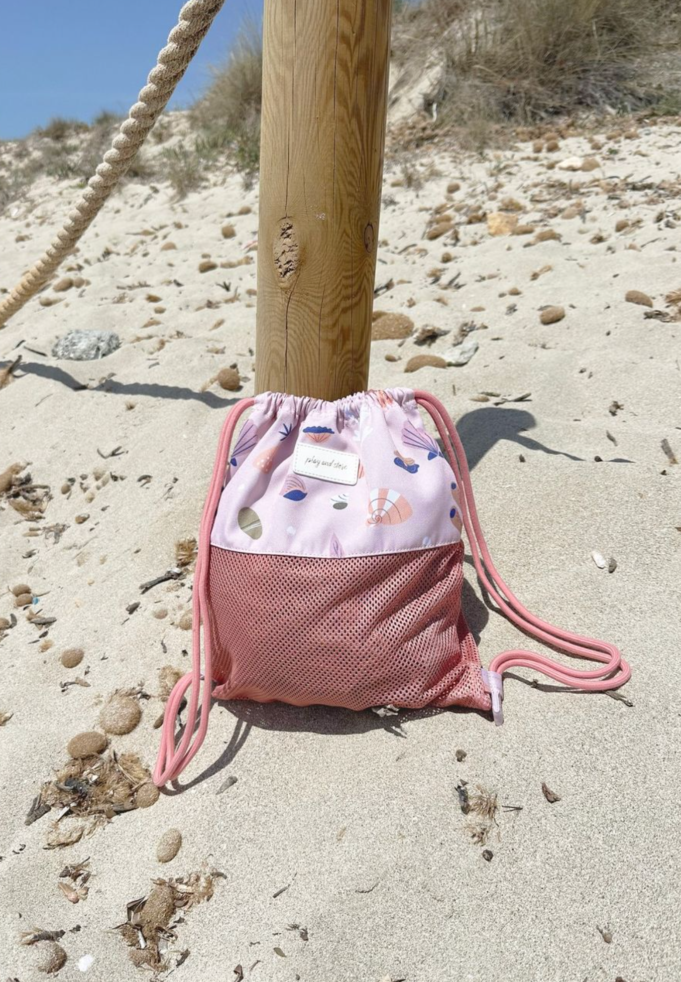 Play & Store Shells Beach Backpack 兒童沙灘貝殼背包